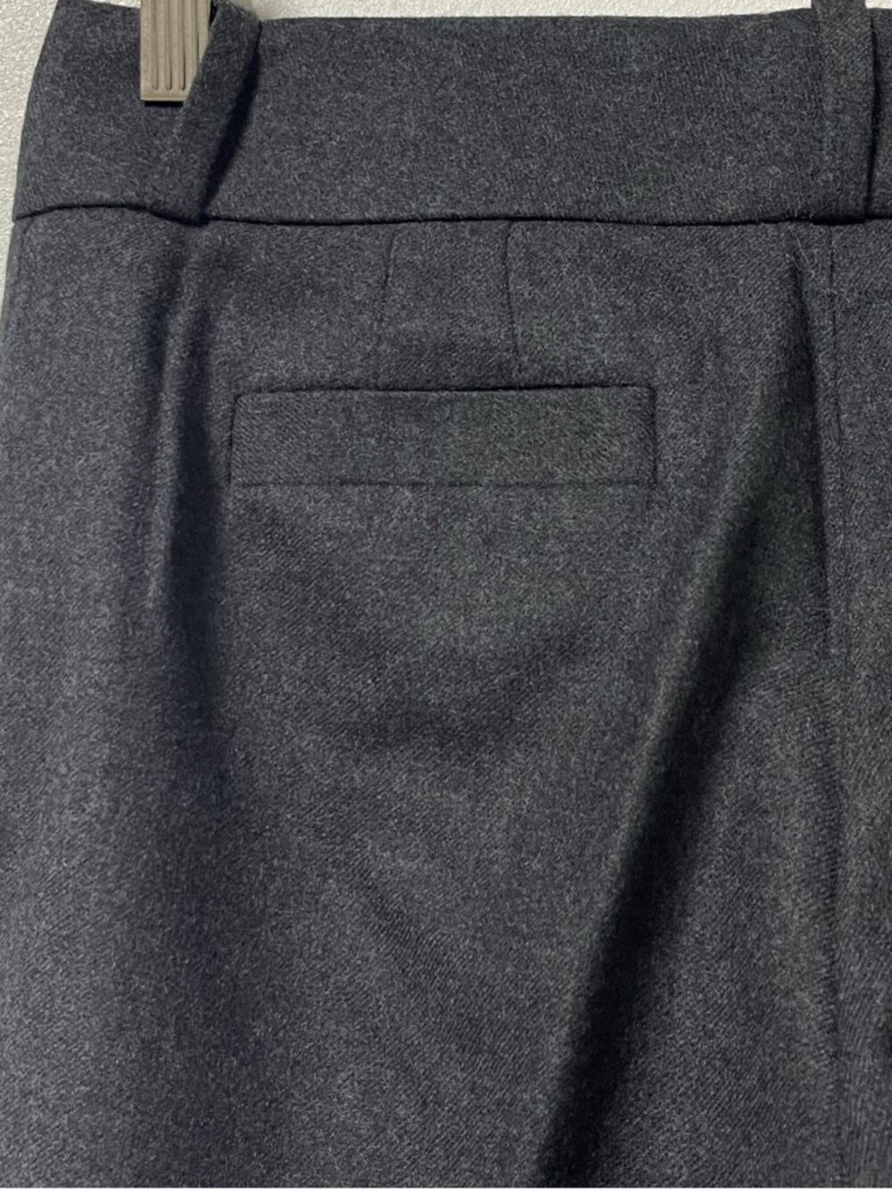 BANANA REPUBLIC Y2K Wool Jackson Fit Charcoal Grey Stretch Dress Pants - Picture 6 of 12